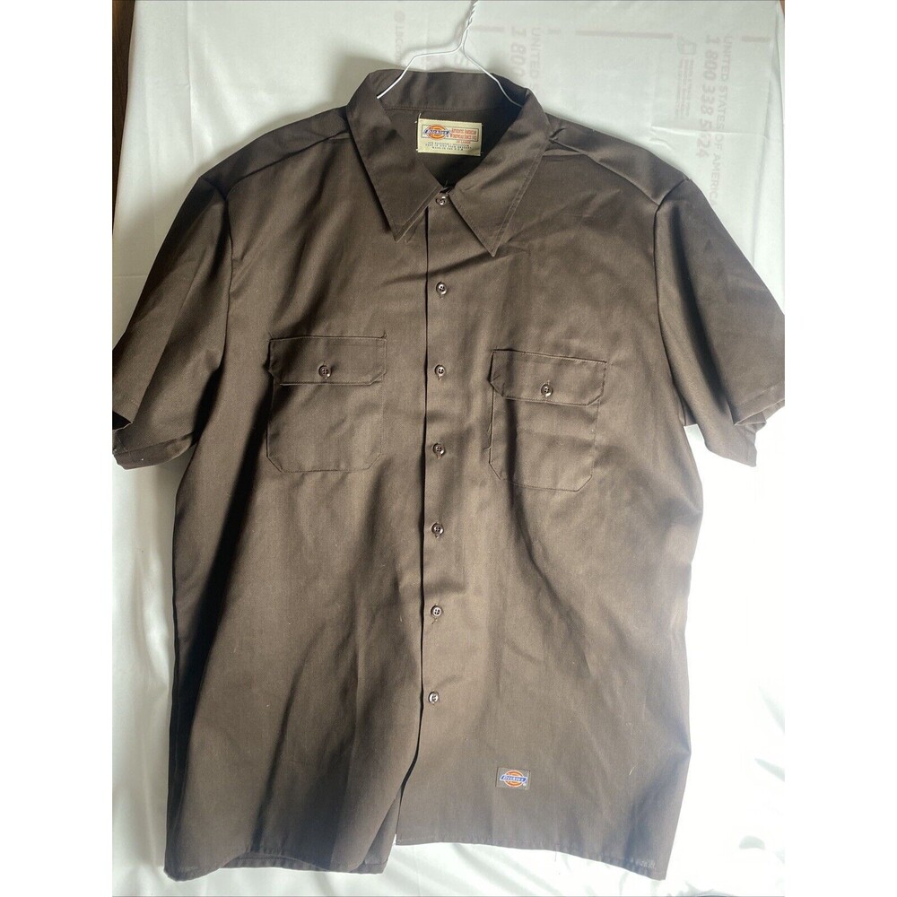 Vintage Dickies Workwear  Flannel Men's 2X Large Made In USA Long SLeeve